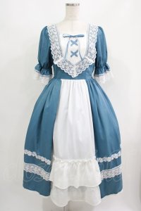 Chalmiere / シュエットワンピース M ブルー H-25-08-23-003-PU-OP-NS-ZH