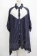 画像1: axes femme / ストライプシャツワンピース M ネイビー H-25-08-23-024-AX-TO-NS-ZH (1)