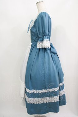 画像2: Chalmiere / シュエットワンピース M ブルー H-25-08-23-003-PU-OP-NS-ZH