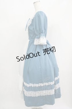 画像2: Chalmiere / シュエットワンピース M ブルー H-25-08-23-003-PU-OP-NS-ZH