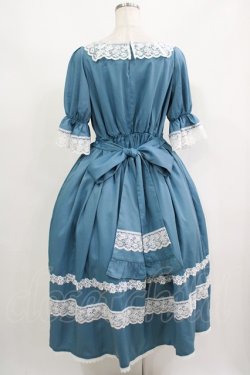 画像3: Chalmiere / シュエットワンピース M ブルー H-25-08-23-003-PU-OP-NS-ZH