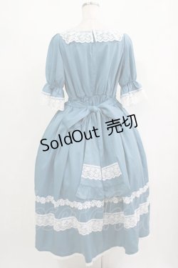 画像3: Chalmiere / シュエットワンピース M ブルー H-25-08-23-003-PU-OP-NS-ZH