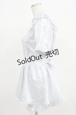 画像2: NoGenki / チャイナ風ワンピースセットアップ M サックス H-25-08-23-031-PU-OP-NS-ZH