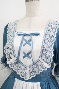 画像4: Chalmiere / シュエットワンピース M ブルー H-25-08-23-003-PU-OP-NS-ZH