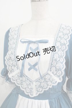 画像4: Chalmiere / シュエットワンピース M ブルー H-25-08-23-003-PU-OP-NS-ZH