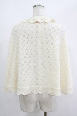 画像3: BABY,THE STARS SHINE BRIGHT / BABYお花透かしケープ Free 生成り H-25-08-23-035-BA-TO-NS-ZH