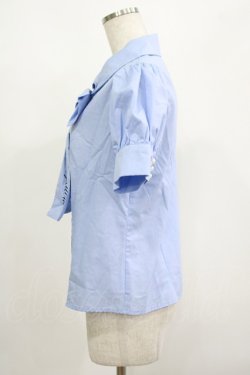 画像2: Ank Rouge / ゴシックロゴブラウス M サックス H-25-08-23-041-CA-BL-NS-ZH