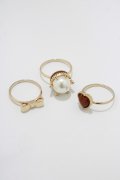 m petit by misako / AM3PPLハートリング  ゴールド H-25-08-23-051-LO-AC-NS-ZH