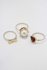 m petit by misako / AM3PPLハートリング  ゴールド H-25-08-23-051-LO-AC-NS-ZH