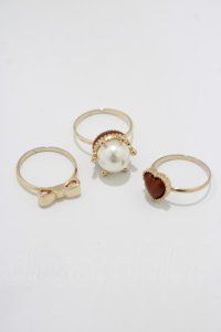 m petit by misako / AM3PPLハートリング  ゴールド H-25-08-23-051-LO-AC-NS-ZH