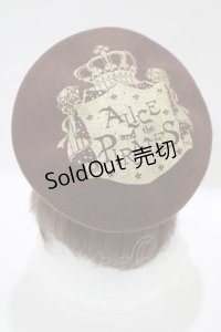 ALICE and the PIRATES / A/Pクラウンプリントベレー  ブラウン H-25-08-23-069-PA-AC-NS-ZH