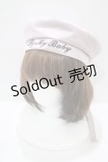 Ank Rouge / メッセージ刺繍ベレー  ピンク H-25-08-23-073-CA-AC-NS-ZH