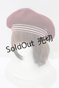 axes femme / ロゴプレート付ラインベレー  ボルドー H-25-08-23-074-AX-AC-NS-ZH