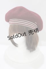 axes femme / ロゴプレート付ラインベレー  ボルドー H-25-08-23-074-AX-AC-NS-ZH
