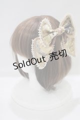 BABY,THE STARS SHINE BRIGHT / mon petit chouchou柄リボンバレッタ  ブラウン H-25-08-23-078-BA-AC-NS-ZH