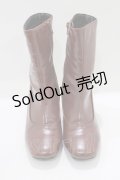F&A / 【晴雨兼用】スクエアトゥレインブーツ M BROWN H-25-08-23-080-LO-SH-NS-ZH