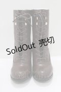 an another angelus / レトロヒールレースアップブーツ M ブラウン H-25-08-23-081-CA-SH-NS-ZH