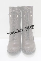 an another angelus / レトロヒールレースアップブーツ M ブラウン H-25-08-23-081-CA-SH-NS-ZH