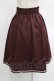 画像3: axes femme POETIQUE / レースアッププリーツ切替スカート M ボルドー H-25-08-23-008-AX-SK-NS-ZH (3)