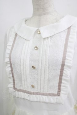 画像5: axes femme POETIQUE / 雪の結晶ラメ刺繍長袖ワンピース M オフ H-25-08-23-009-AX-OP-NS-ZH