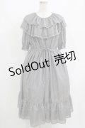 Perla nell' ostrica / フリルカラーワンピース Free Gray H-25-08-23-010-EL-OP-NS-ZH