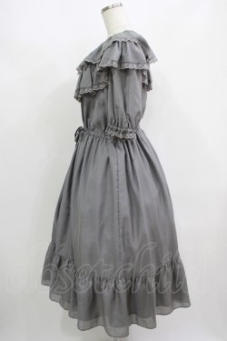 画像2: Perla nell' ostrica / フリルカラーワンピース Free Gray H-25-08-23-010-EL-OP-NS-ZH