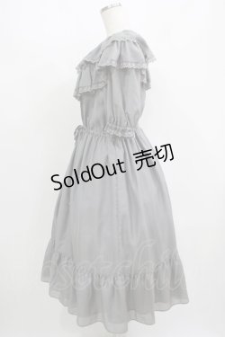 画像2: Perla nell' ostrica / フリルカラーワンピース Free Gray H-25-08-23-010-EL-OP-NS-ZH