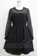 an another angelus / ハートドットワンピース Free ブラック H-25-08-23-012-CA-OP-NS-ZH