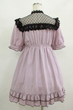 画像3: DearMyLove / ドットチュール切替ワンピース M ピンク H-25-08-23-020-EL-OP-NS-ZH