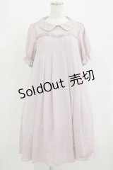 axes femme POETIQUE / メッセージリボンＡラインワンピース M ピンク H-25-08-23-021-AX-OP-NS-ZH