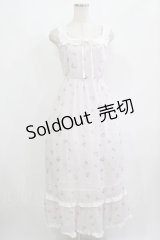 Meroir / フラワープリントガーリーワンピース M ピンク H-25-08-24-023-PU-OP-NS-ZH