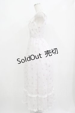 画像2: Meroir / フラワープリントガーリーワンピース M ピンク H-25-08-24-023-PU-OP-NS-ZH