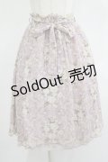 axes femme / 花柄スカート M ラベンダー H-25-08-24-024-AX-SK-NS-ZH