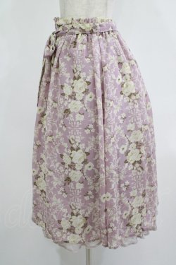 画像2: axes femme / 花柄スカート M ラベンダー H-25-08-24-024-AX-SK-NS-ZH