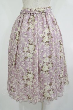画像3: axes femme / 花柄スカート M ラベンダー H-25-08-24-024-AX-SK-NS-ZH