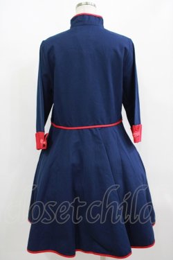 画像3: Favorite / チャイナワンピース XL ネイビー/レッド H-25-08-24-026-LO-OP-NS-ZH