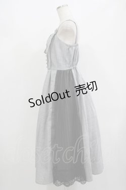 画像2: axes femme / サイドプリーツ切替ジャンスカ M ブラック H-25-08-24-027-AX-OP-NS-ZH