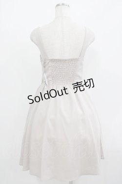 画像3: Ank Rouge / ビジューボタンジャンパースカート M ベージュ H-25-08-24-028-CA-OP-NS-ZH