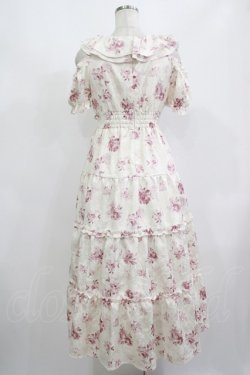 画像3: evelyn / スクエアフリル花柄ワンピース Free ピンク H-25-08-24-030-LO-OP-NS-ZH