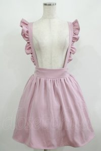 Ank Rouge / フリルサスペンダースカート M ピンク H-25-08-24-034-CA-SK-NS-ZH