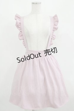 画像1: Ank Rouge / フリルサスペンダースカート M ピンク H-25-08-24-034-CA-SK-NS-ZH