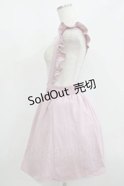 画像2: Ank Rouge / フリルサスペンダースカート M ピンク H-25-08-24-034-CA-SK-NS-ZH