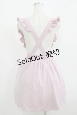 画像3: Ank Rouge / フリルサスペンダースカート M ピンク H-25-08-24-034-CA-SK-NS-ZH