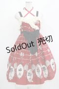 ALICE and the PIRATES / Trick Hat, Pricked Heart柄ベビードールジャンパースカート Free カーディナル H-25-08-24-004-PA-OP-NS-ZH