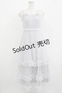 evelyn / フリルチュールキャミワンピース Free IGY H-25-08-24-036-LO-OP-NS-ZH