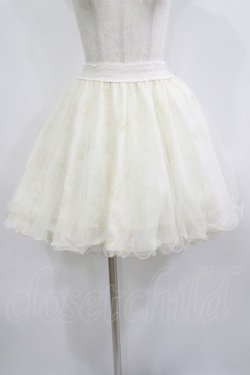 画像1: Secret Honey / 天使柄チュールスカート Free オフ H-25-08-24-038-CA-SK-NS-ZH