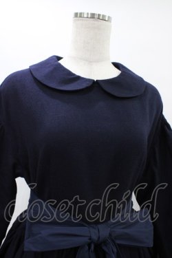 画像4: Jane Marple / CREATING ALICE刺繍ドレス  ネイビー H-25-08-24-1033-JM-OP-KB-ZH