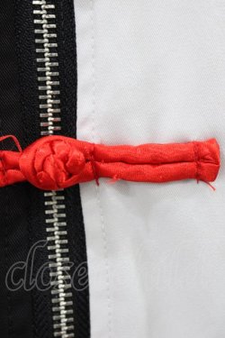 画像3: LISTEN FLAVOR / 火の玉刺繍オープンショルダーチャイナジップシャツワンピ  TWO-TONE H-25-08-24-1038-PU-OP-KB-ZH