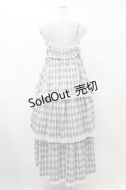 画像2: merry jenny / チェックティアードワンピース F グレー H-25-08-24-1041-LO-OP-KB-ZH