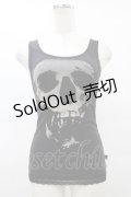 HYSTERIC GLAMOUR / プリントタンク  黒 H-25-08-24-1045-PU-TO-KB-ZH